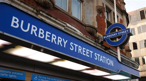 burberry station|burberry street tube station.